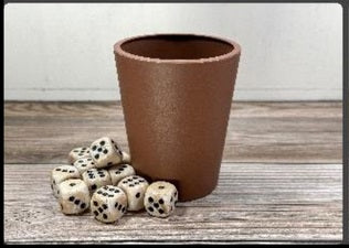 Chessex - Flexible Dice Cup Brown CHX89009 - Good Games