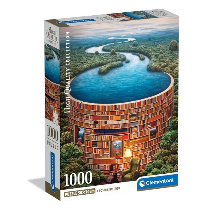 Bibliodame Compact 1000 Piece Jigsaw (High Quality)