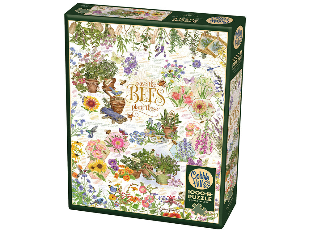 Cobble Hill - Save the Bees 1000 Piece Jigsaw - Good Games