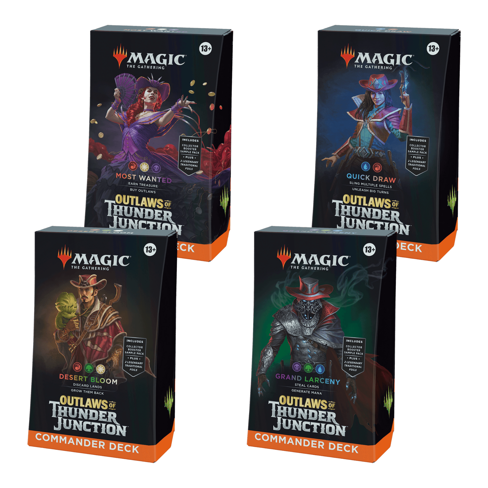 Magic: The Gathering - Outlaws of Thunder Junction Commander Deck Display - Good Games