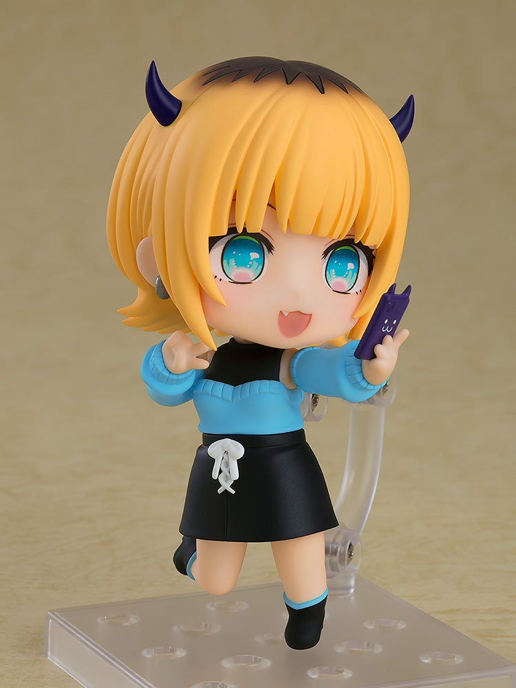Nendoroid MEMcho showing alternate hairstyle and seated pose