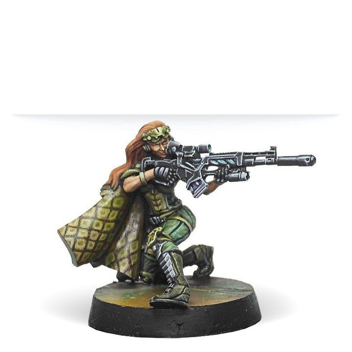 Infinity - Mercenaries Major Lunah Ex-aristeia Sniper - Viral Sniper Rifle