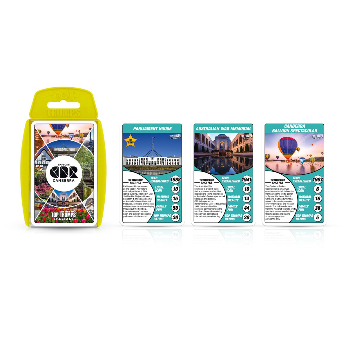 Canberra Top Trumps - Good Games