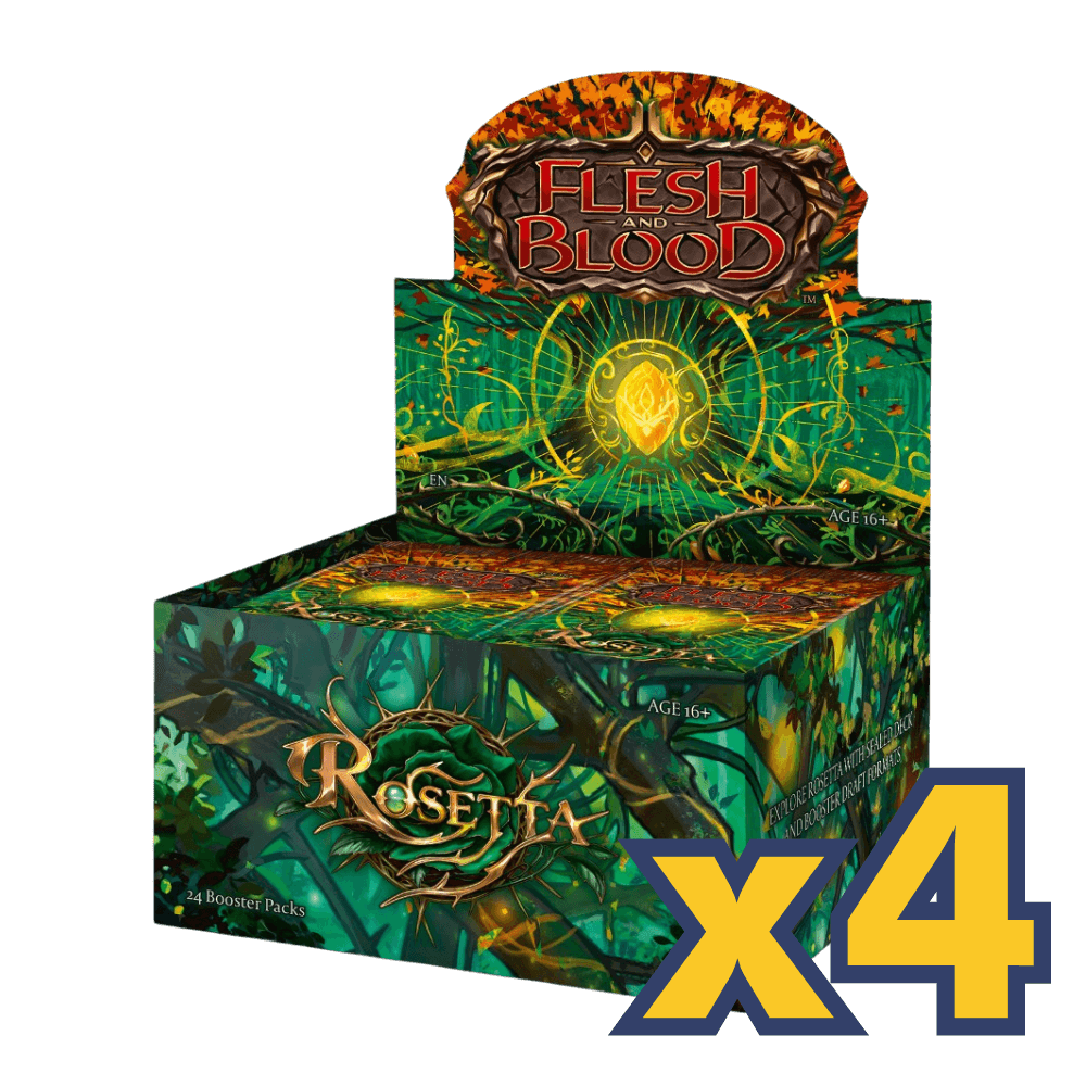 Flesh and Blood TCG - Rosetta Booster Box x 4