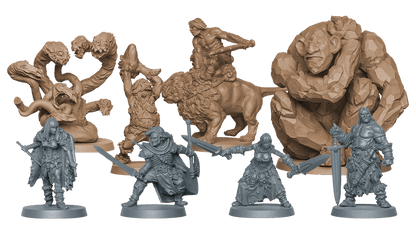 Detailed image of various game pieces and cards