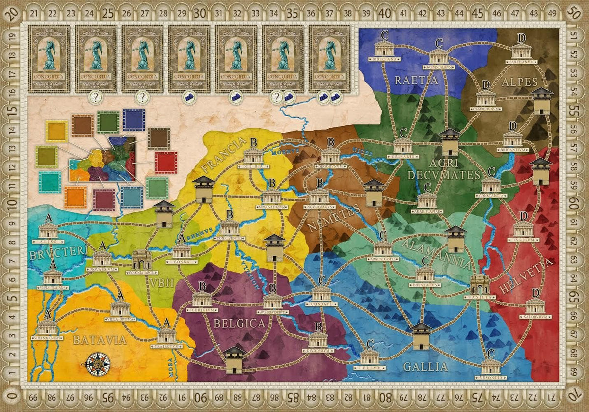 Concordia Germania map board