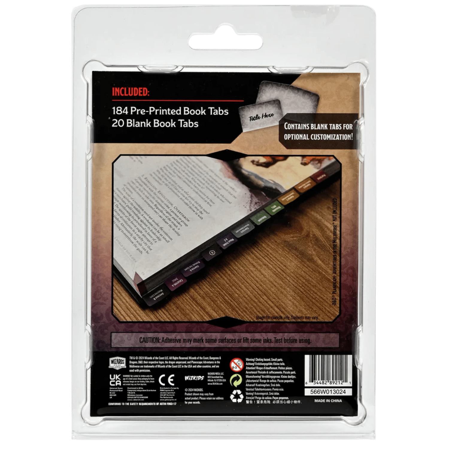 WizKids Dungeons & Dragons Planescape: Adventures in the Multiverse Book Tabs - Good Games