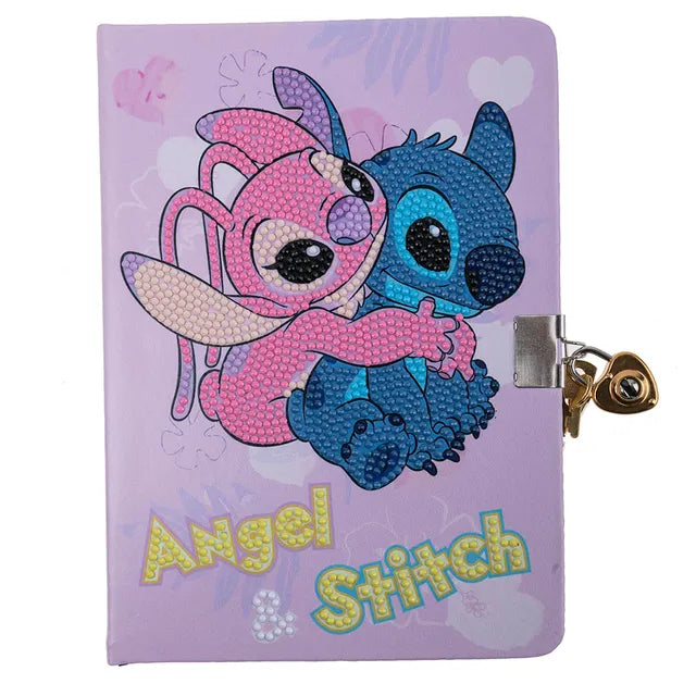 Crystal Art Secret Diary - Stitch & Angel - Good Games