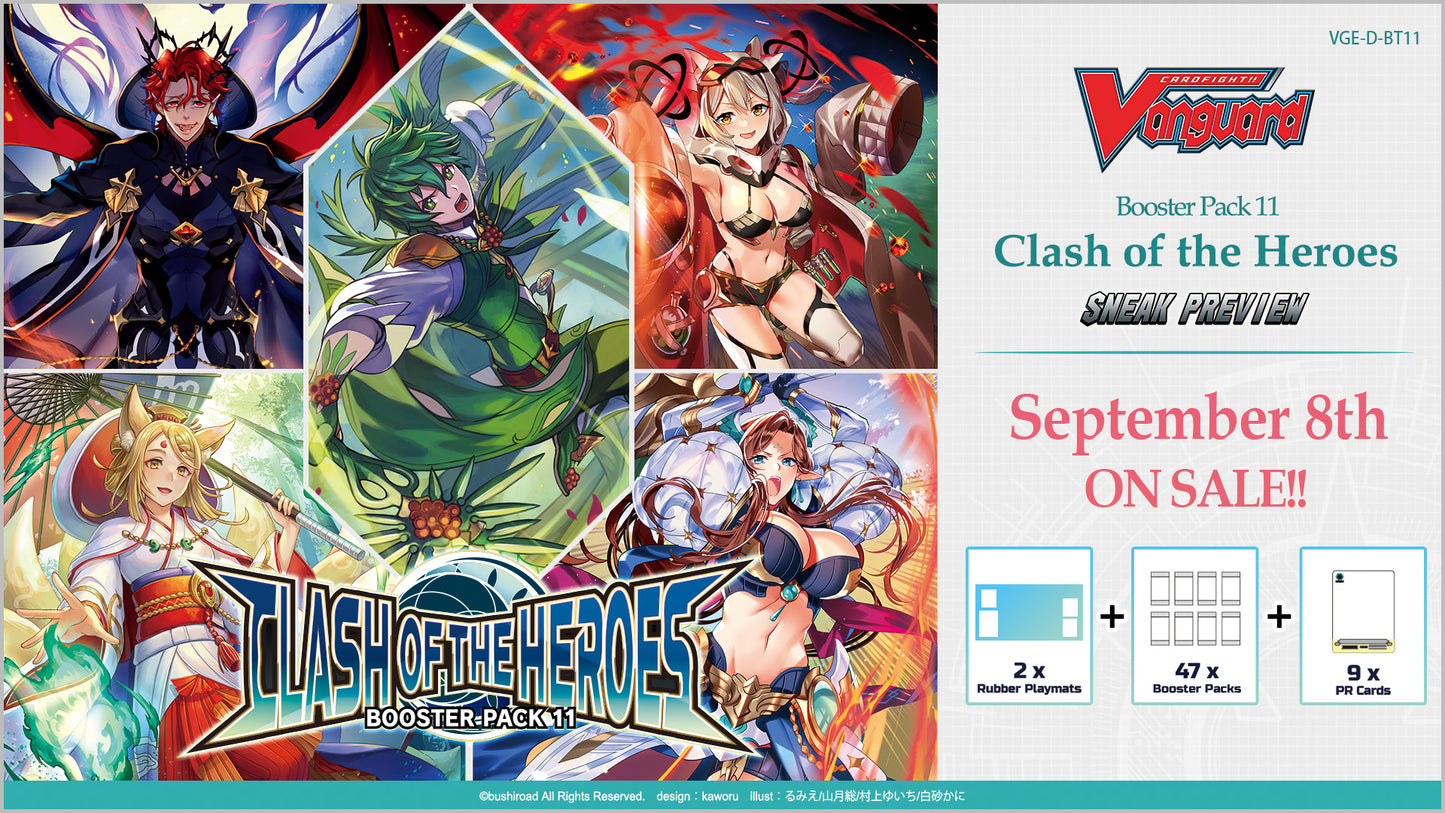 Vanguard - DBT11SP Clash of the Heroes Sneak Preview - Good Games