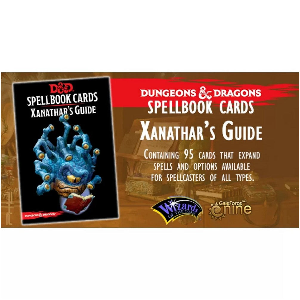 Dungeons &amp; Dragons Spellbook Cards Xanathars Deck 2018 Edition 95-Cards - Good Games