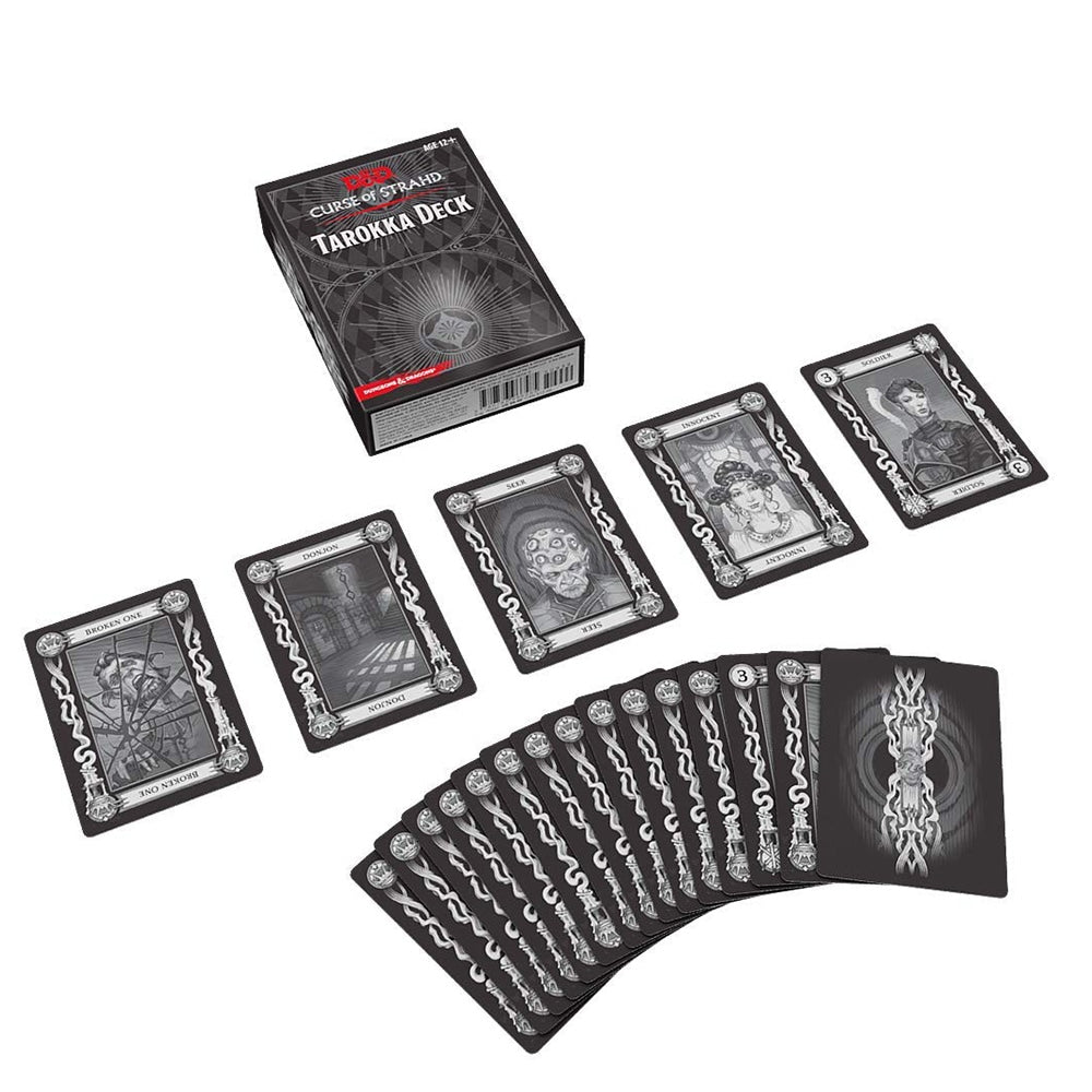 Wizards of the Coast D&amp;D Curse of Strahd Tarokka Deck 54 Cards Playing Cards - Good Games