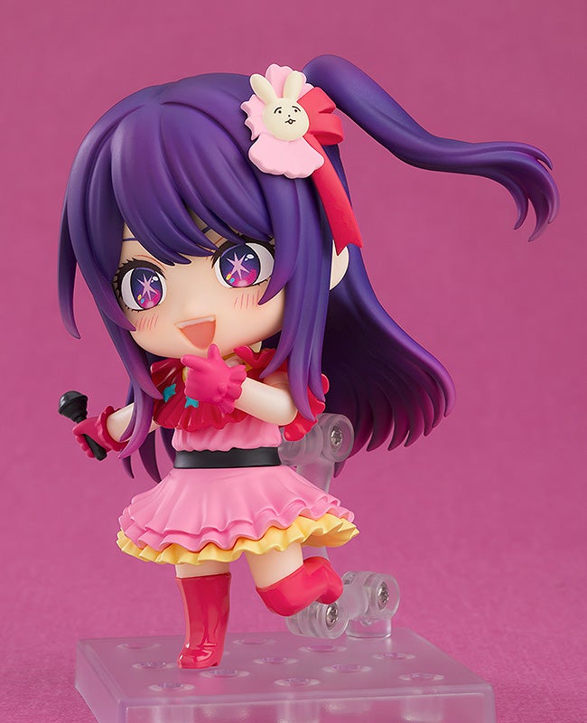Rear view of Nendoroid Ai highlighting hair sculpt and costume detailing