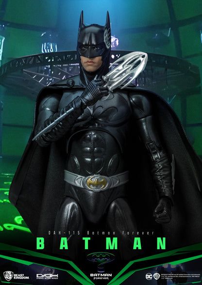Beast Kingdom DAH-115 Batman Forever action figure in black suit with silver batarang
