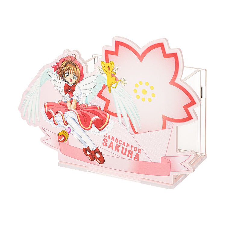 Another angle of the Cardcaptor Sakura acrylic pen stand, emphasizing its unique design and collectible nature
