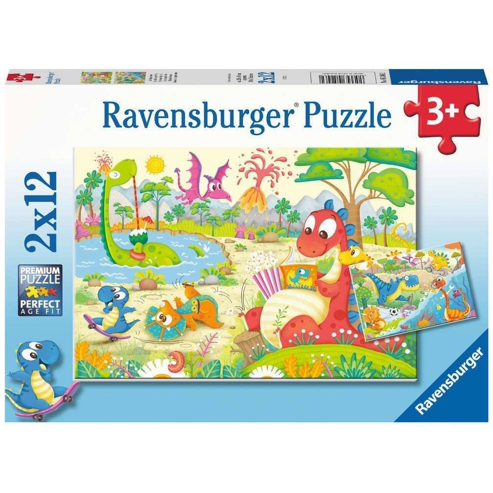 Ravensburger - My Dino Friends 2x12 Piece Jigsaw - Good Games