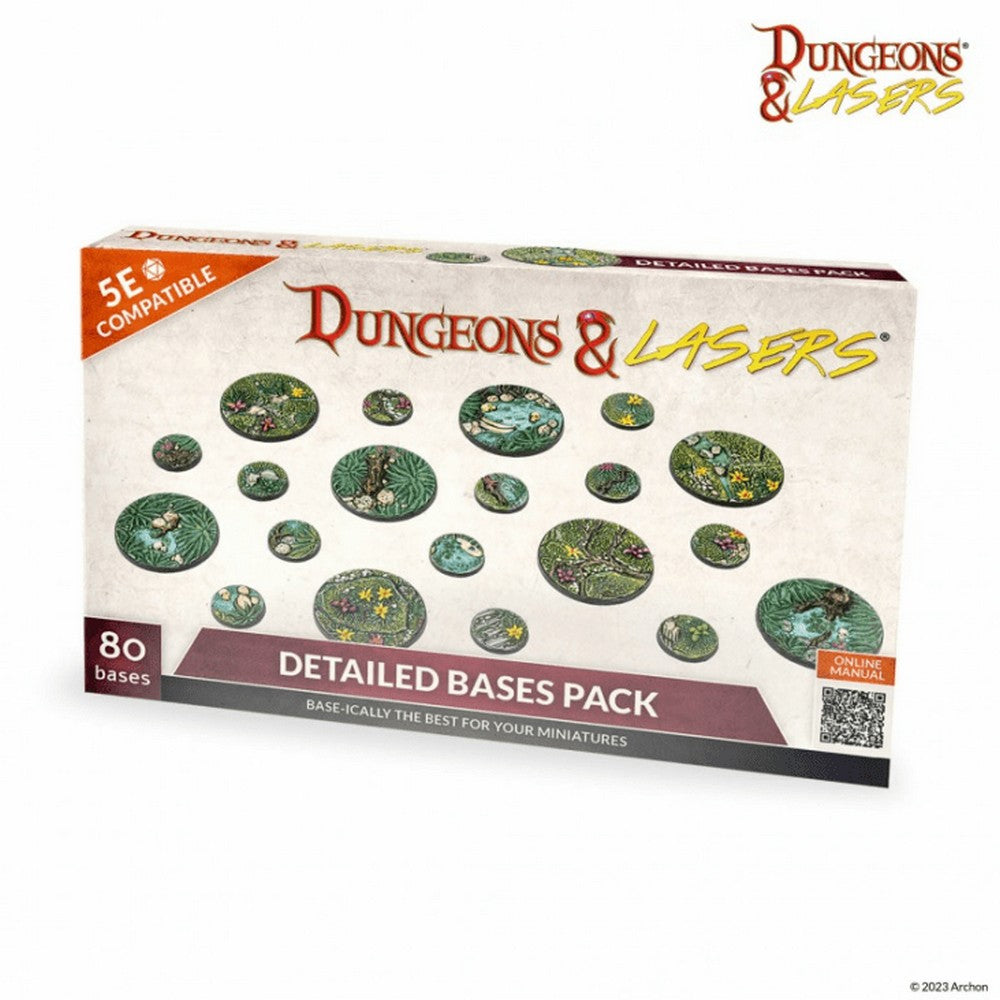 Dungeons & Lasers: Miniatures - Detailed Bases Pack - Good Games