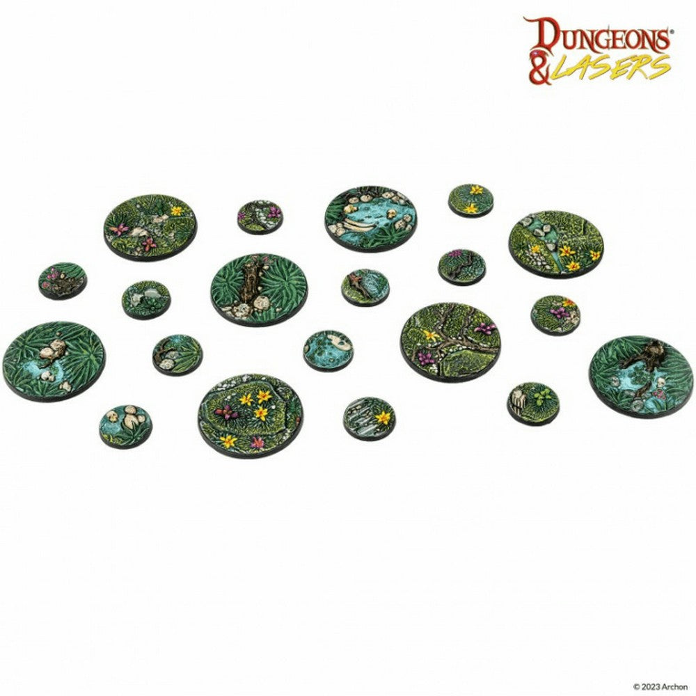 Dungeons & Lasers: Miniatures - Detailed Bases Pack - Good Games