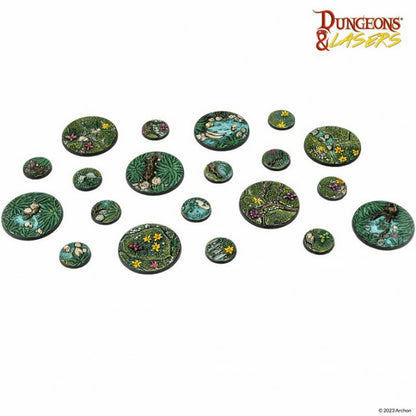 Dungeons & Lasers: Miniatures - Detailed Bases Pack - Good Games