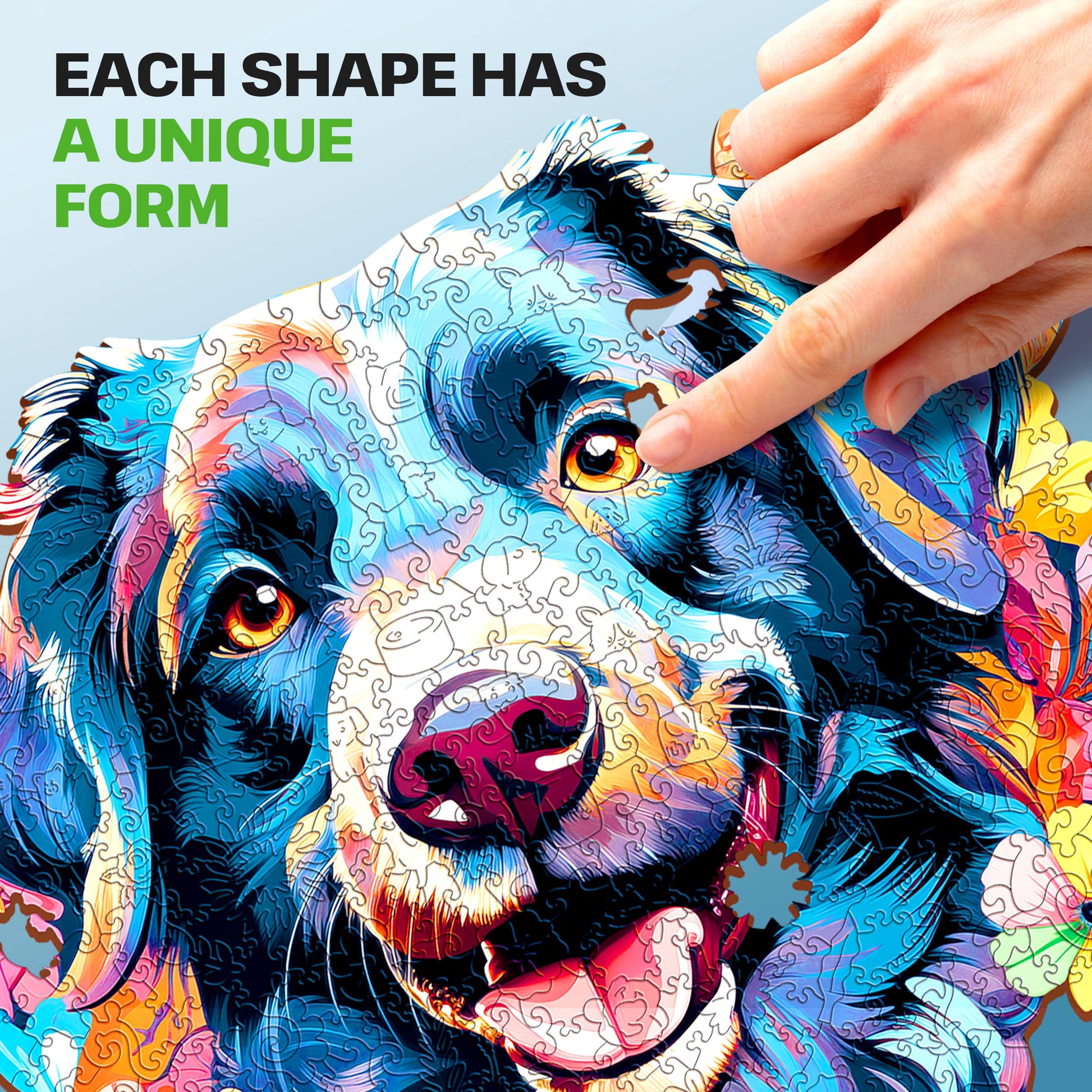 Escape Welt - Wooden Jigsaw puzzles - Dog 300 Piece Jigsaw - Good Games