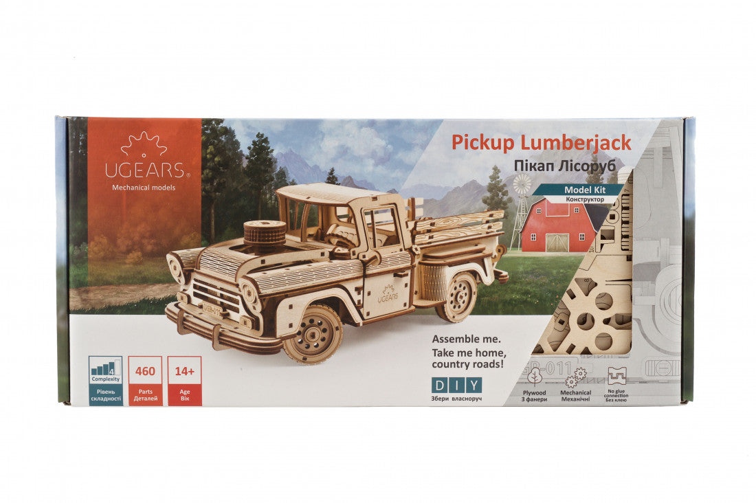 UGears - Pickup LumberJack Truck - Good Games
