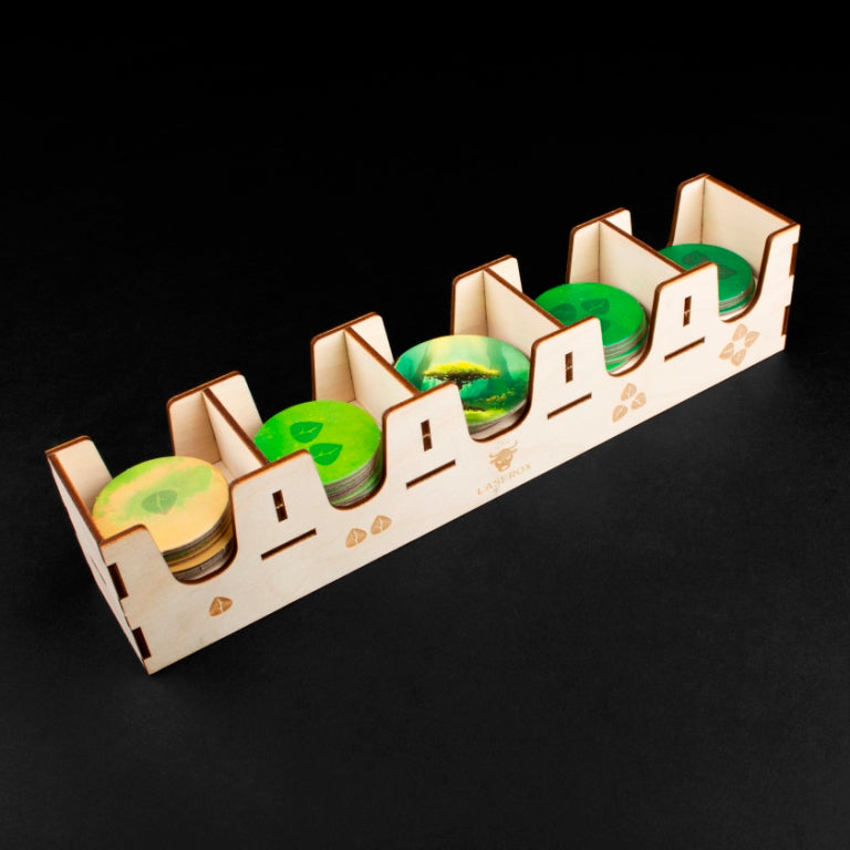 Detailed view of Laserox photosynthesis inserts arranged