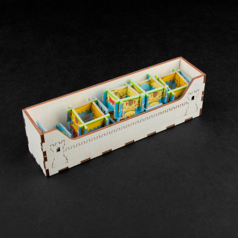 Insert showing multiple sections for Kingdomino tile sorting