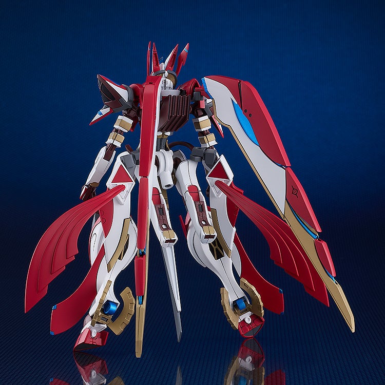 Action shot of Moderoid Red Five with weapons deployed