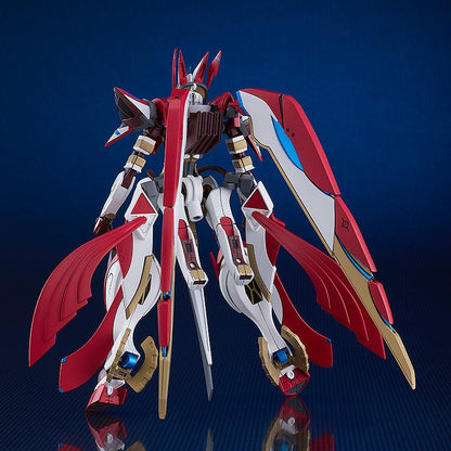 Action shot of Moderoid Red Five with weapons deployed