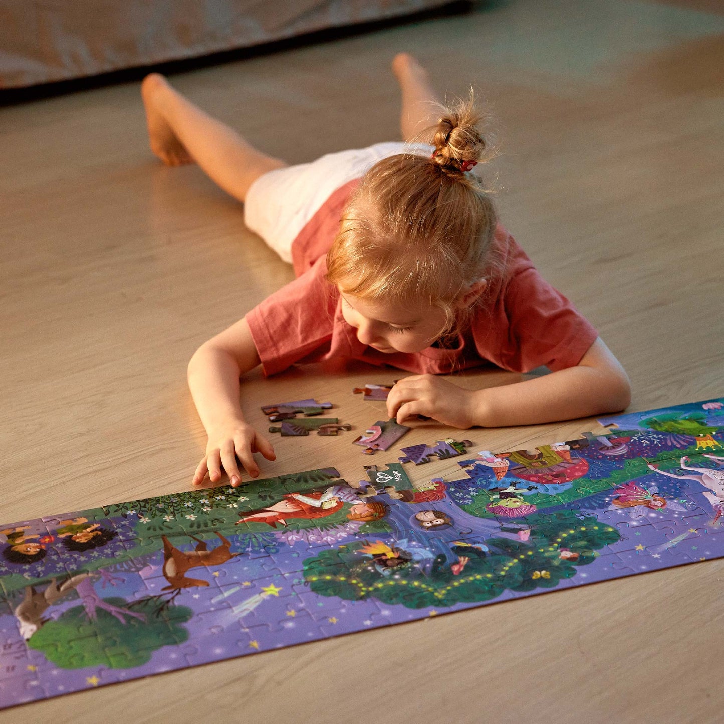 Hape Magic Forest 200 Piece Jigsaw (1.5m Long) - Good Games