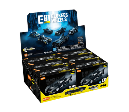 Blokees Wheels PDQ (6 in 1) - BATMAN E01 - Gotham Velocity Blind Box Display