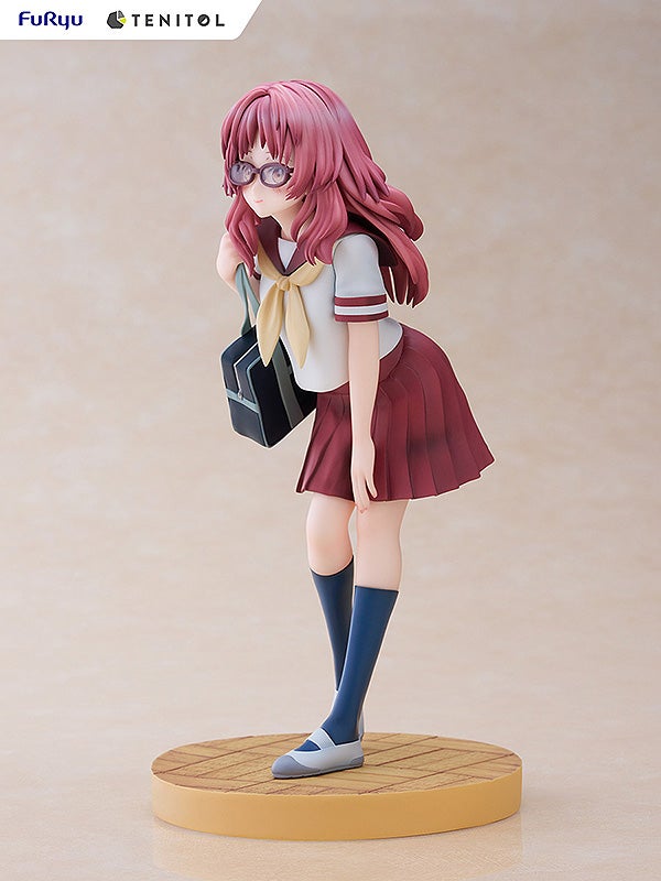 Ai Mie close-up face with expressive blushing detail
