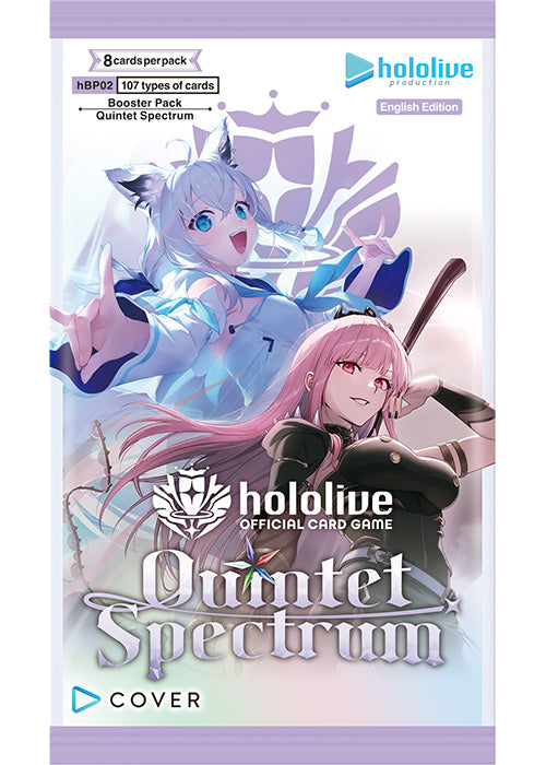 [Hololive Official Card Game] hBP02e Quintet Spectrum - Booster Pack