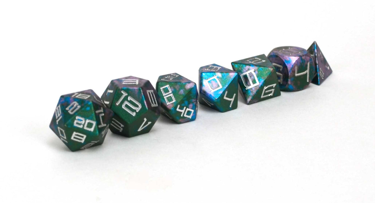 Level Up Dice - Siith Aluminium Eldritch (7 Die Set)