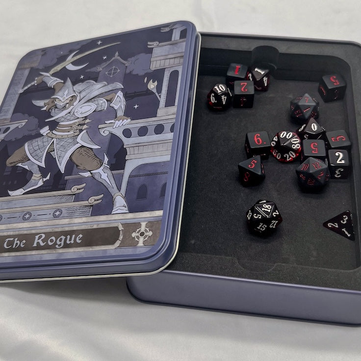 Beadle &amp; Grimm&#39;s Epic Character Class Dice Set and Rolling Tray - The Rogue - Good Games