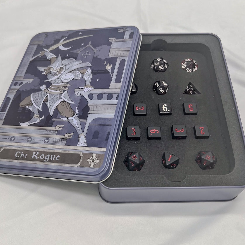 Beadle &amp; Grimm&#39;s Epic Character Class Dice Set and Rolling Tray - The Rogue - Good Games