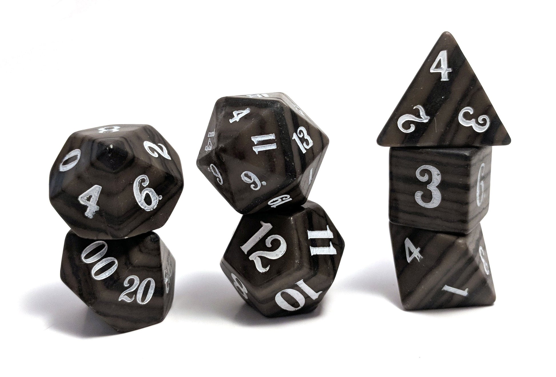 Level Up Dice - Raised Eramosa Marble (JD) - Good Games
