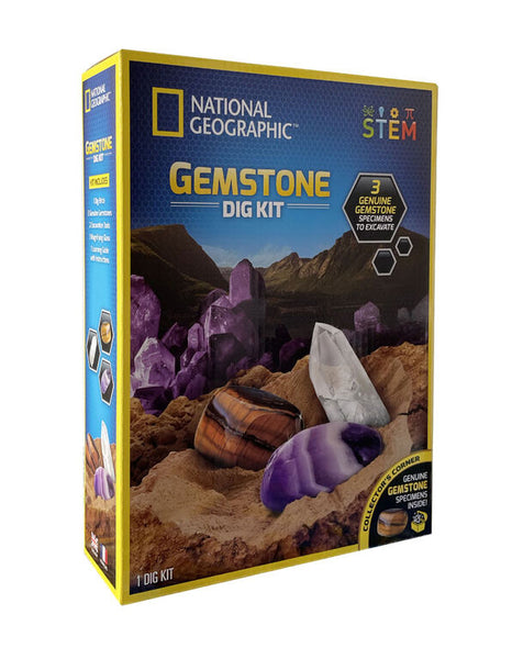 National Geographic - Impulse Assorted - Gemstone Mini Dig Kit - Good Games