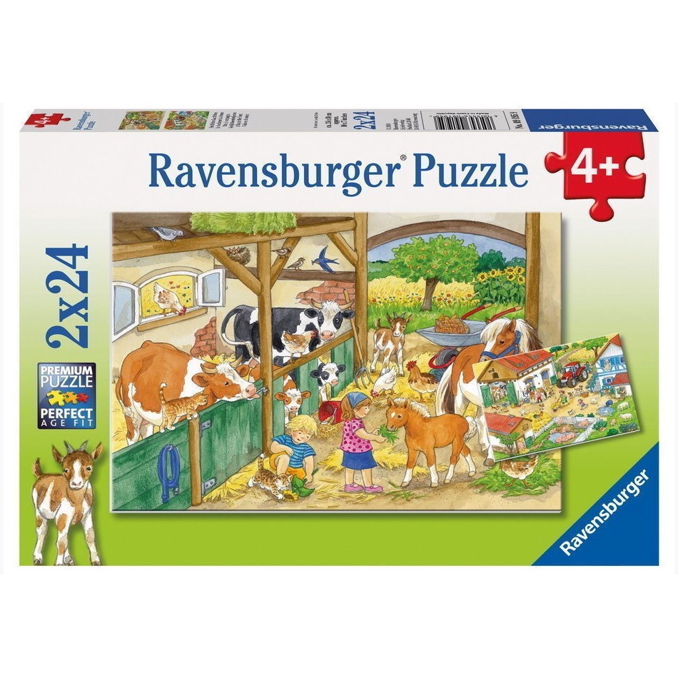 Ravensburger - Merry Country Life - 2x24 Piece Jigsaw