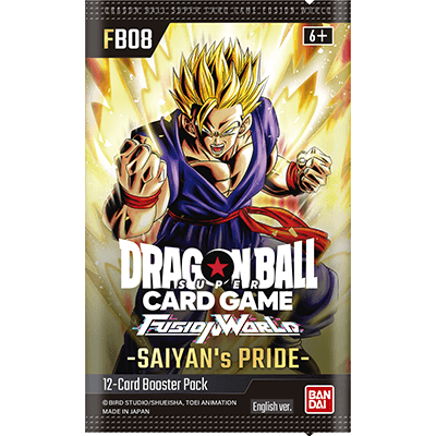 Dragon Ball Super Card Game: Fusion World – Booster Pack: Saiyan&#39;s Pride [FB08] (Preorder)