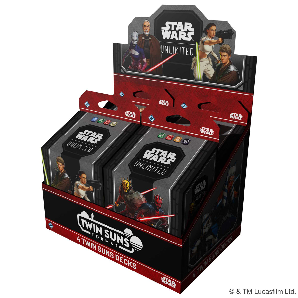 Star Wars Unlimited - Twin Suns Deck Display