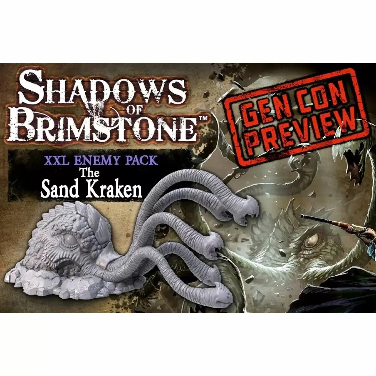 Shadows of Brimstone - Sand Kraken - XXL Enemy Pack - Good Games