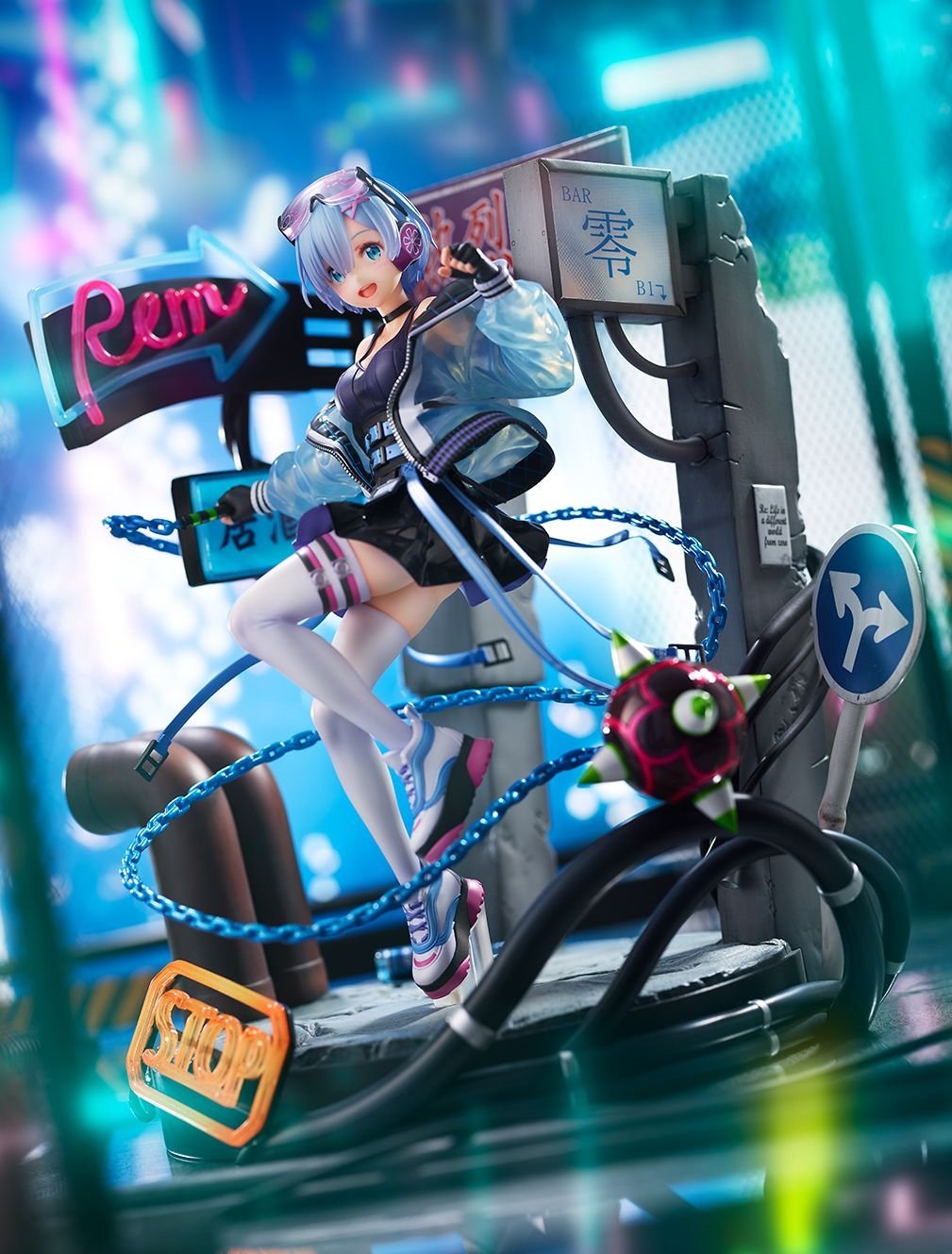 Re:Zero -Starting Life in Another World- Rem (Neon City Ver.) 1/7 Scale Shibuya Scramble Figure - Good Games