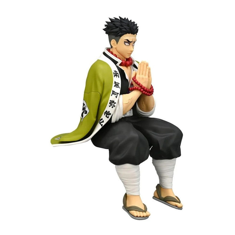 Demon Slayer Himejima Gyomei figure in green haori with prayer beads