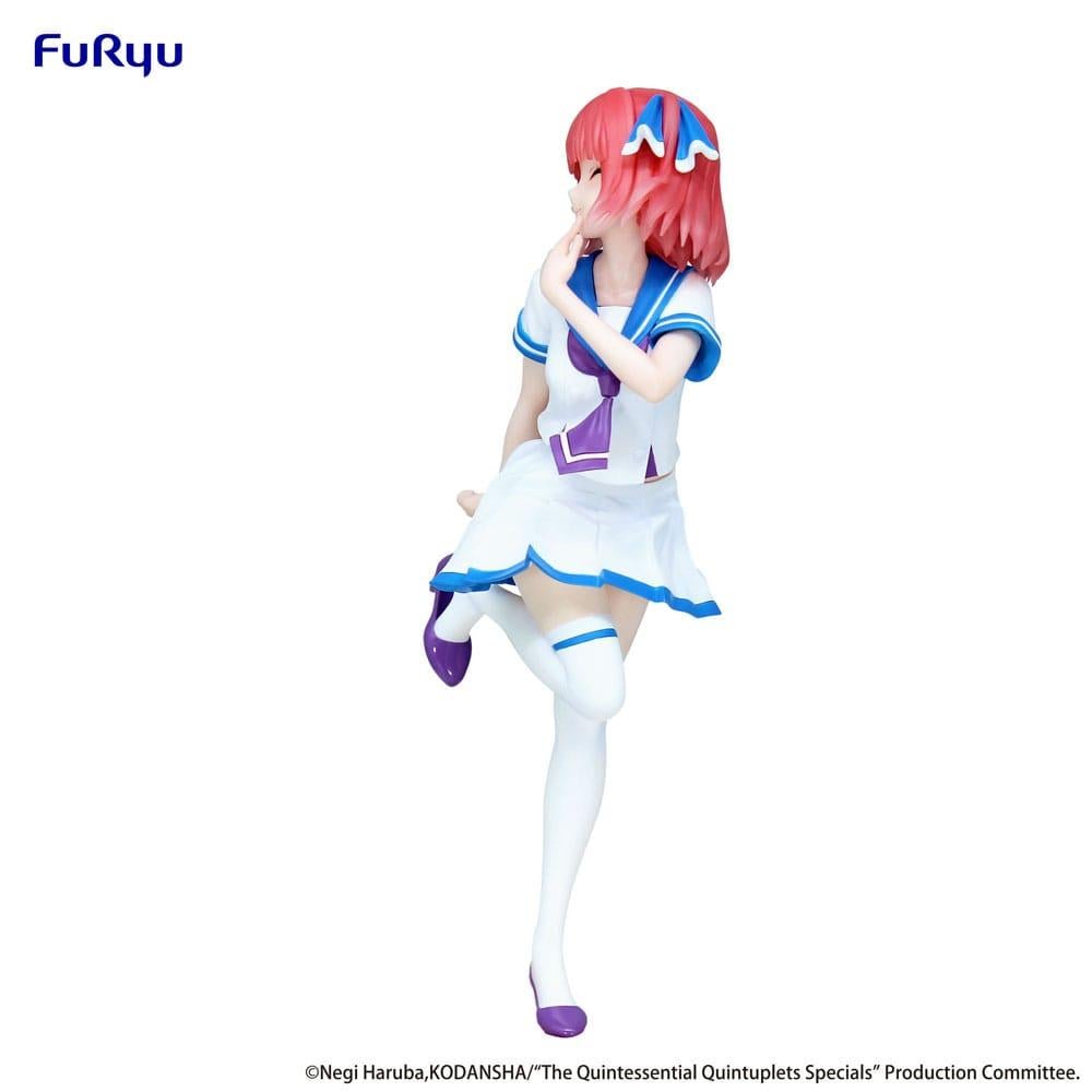 Side angle of Nino’s marine-themed figure with dynamic pose