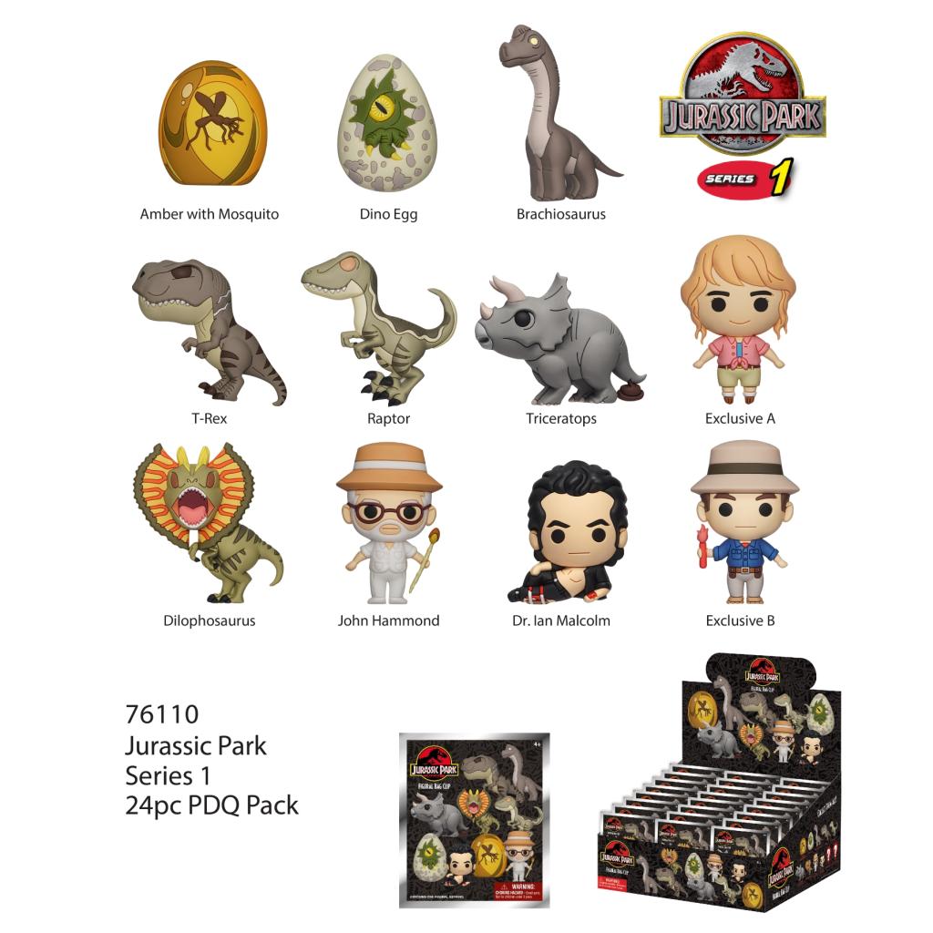 Jurassic Park - 3D PVC Bag Clips S01 Blind Bag - Good Games