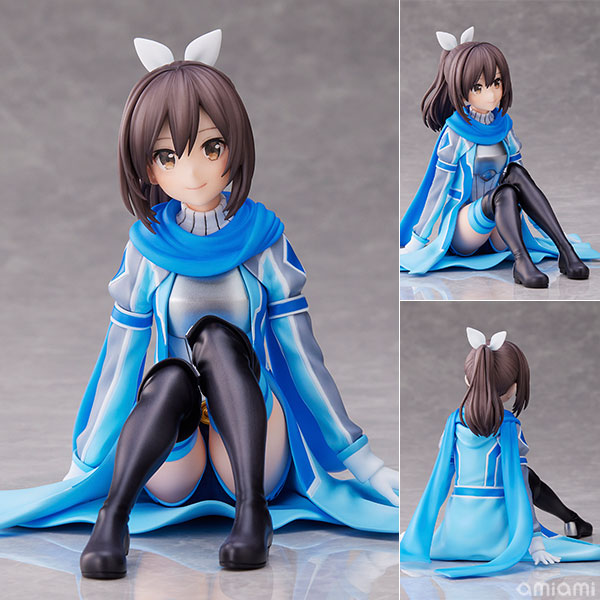 Sally figure from Bofuri standing confidently with swords drawn