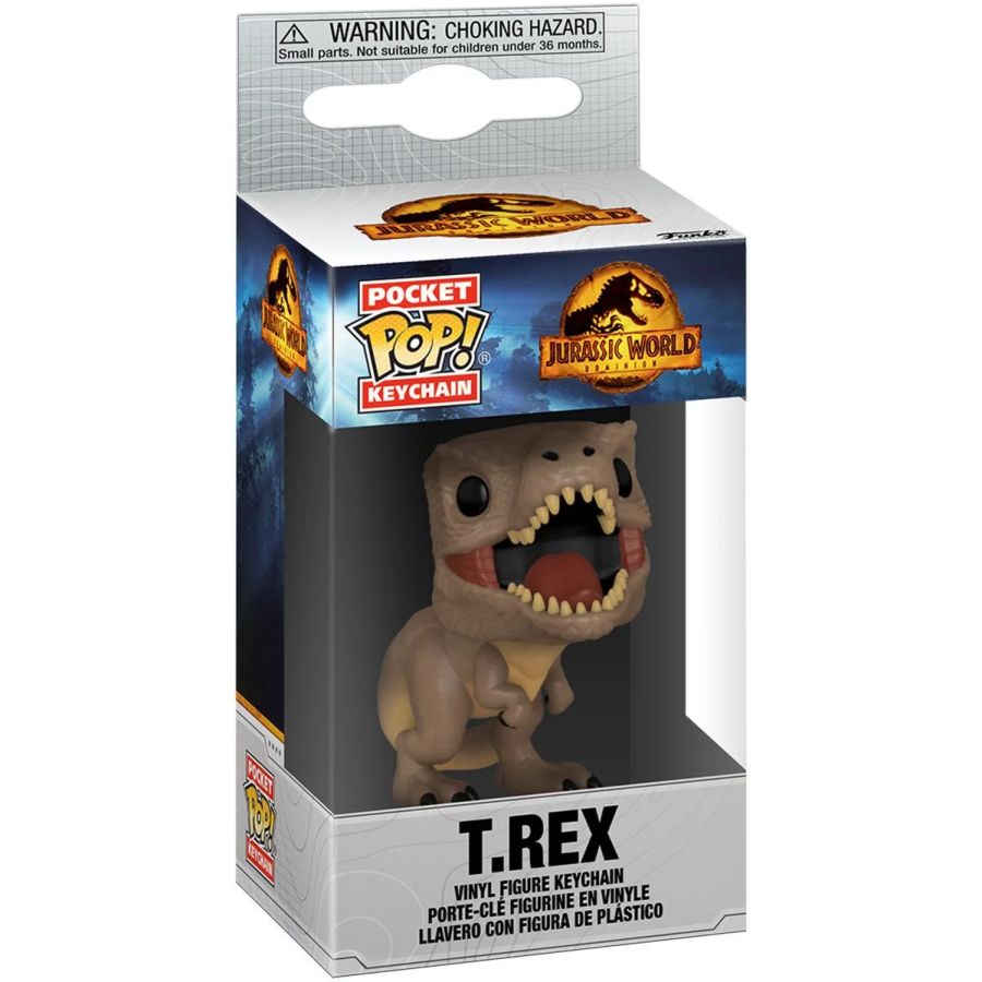 Jurassic World 3 - T.Rex Pop! Keychain - Good Games