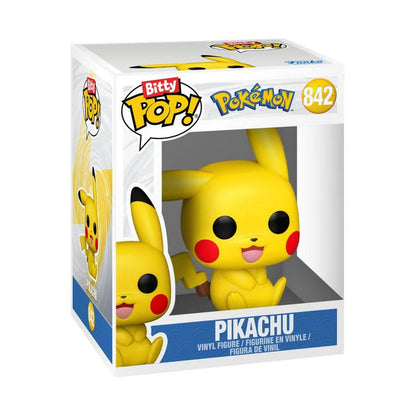 Boxed Funko Bitty Pop! Pikachu vinyl figure in retail packaging