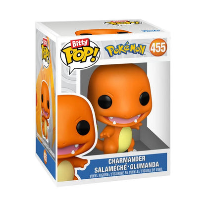 Boxed Funko Pop! Vinyl Figure 455 of the orange Pokemon character Charmander