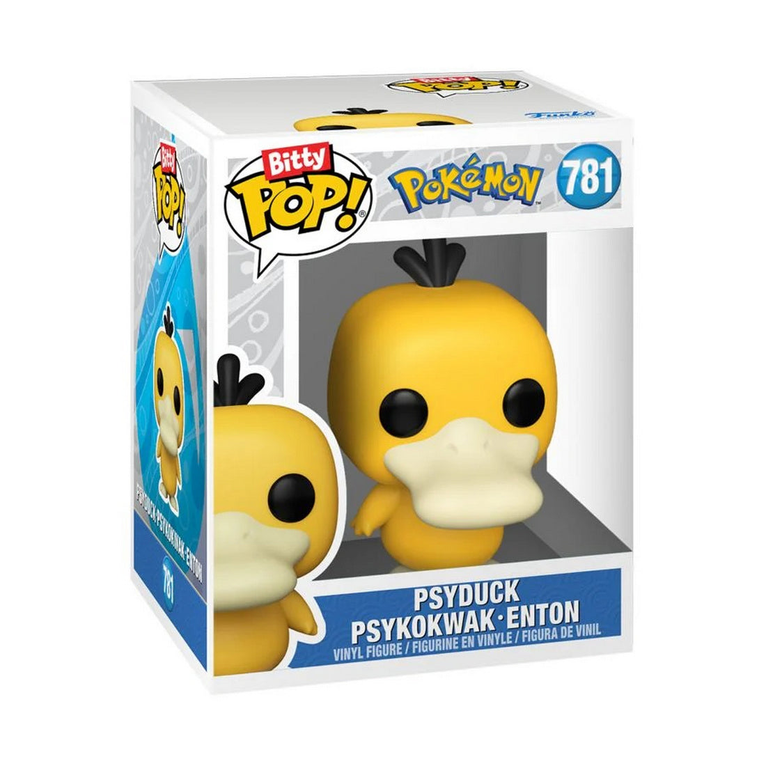 Packaged Bitty Pop! Pokemon #781 Psyduck vinyl figure